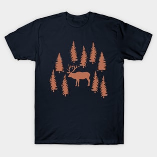 Elk In Forest (Spirit) T-Shirt